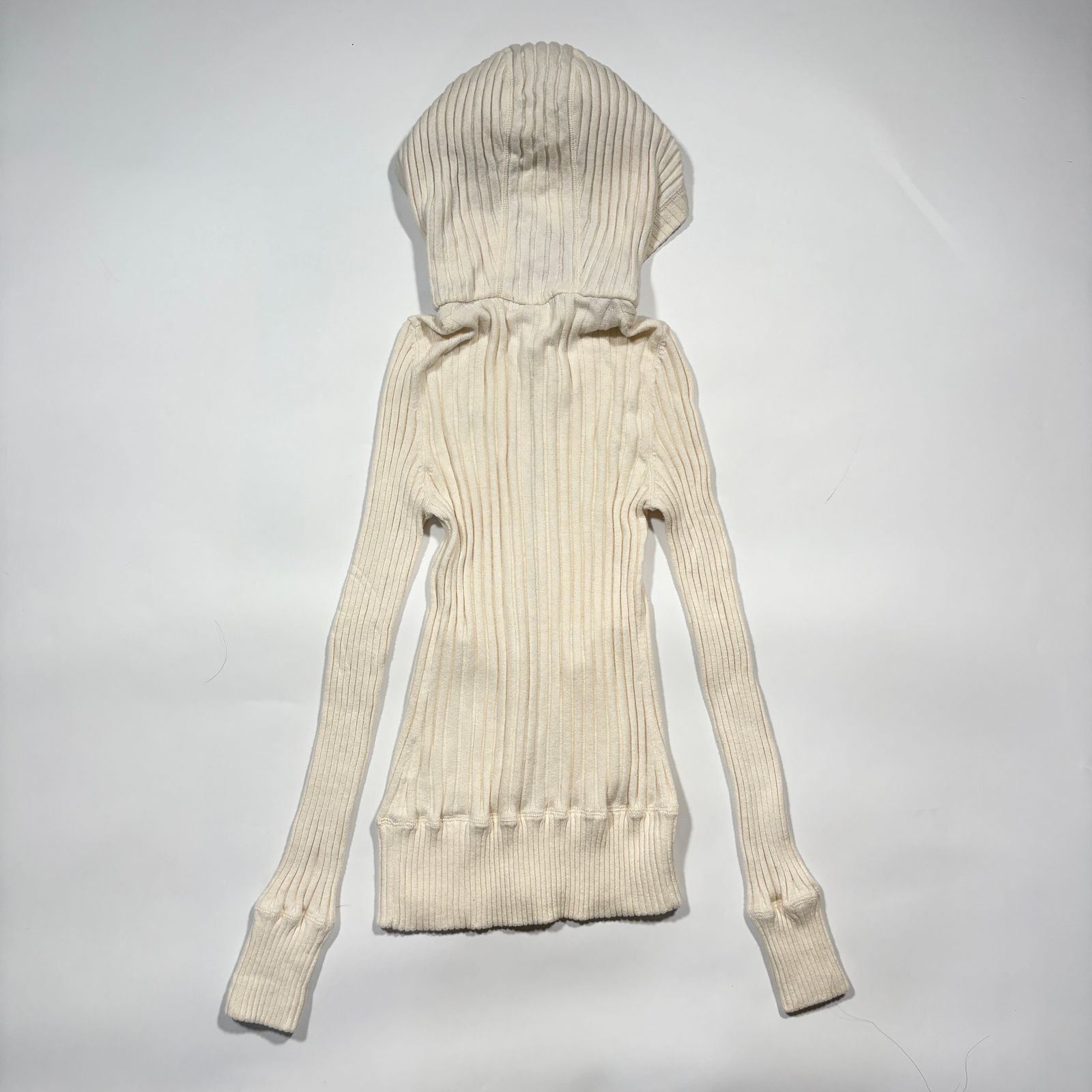 BURBERRY BLUE LABEL バーバリーブルーレーベル リブニット ジップ