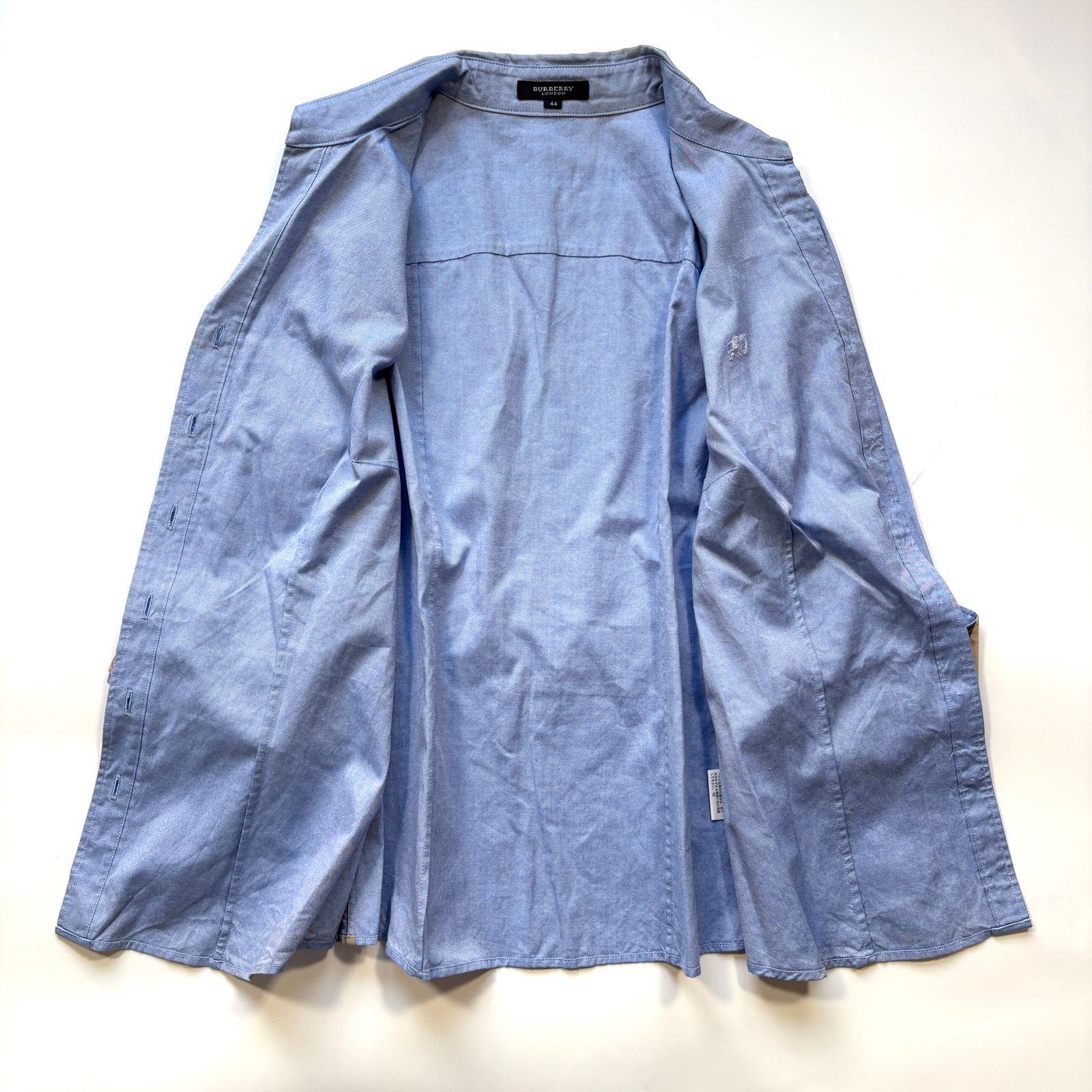 美品】希少サイズ BURBERRY LONDON バーバリーロンドン ホース刺繡