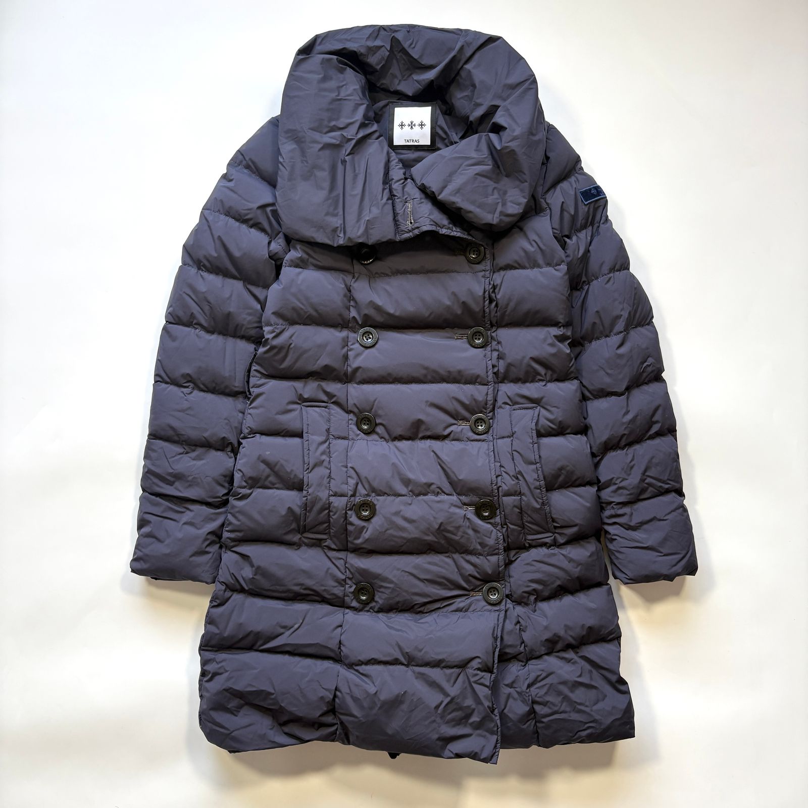 TATRAS タトラスロアーニャダウンコート ロング丈 01 ネイビー