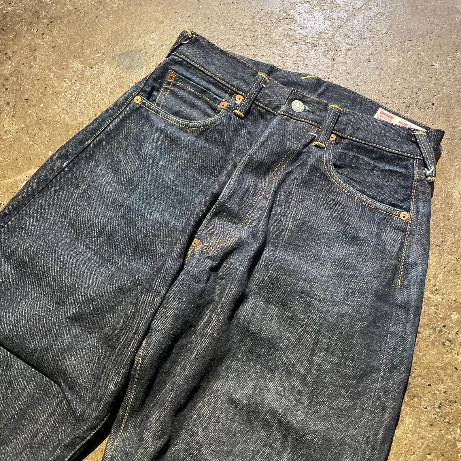 EVISU No.2 Lot.2001 大黒ピンク デニムパンツ エヴィス ジーンズ 赤耳