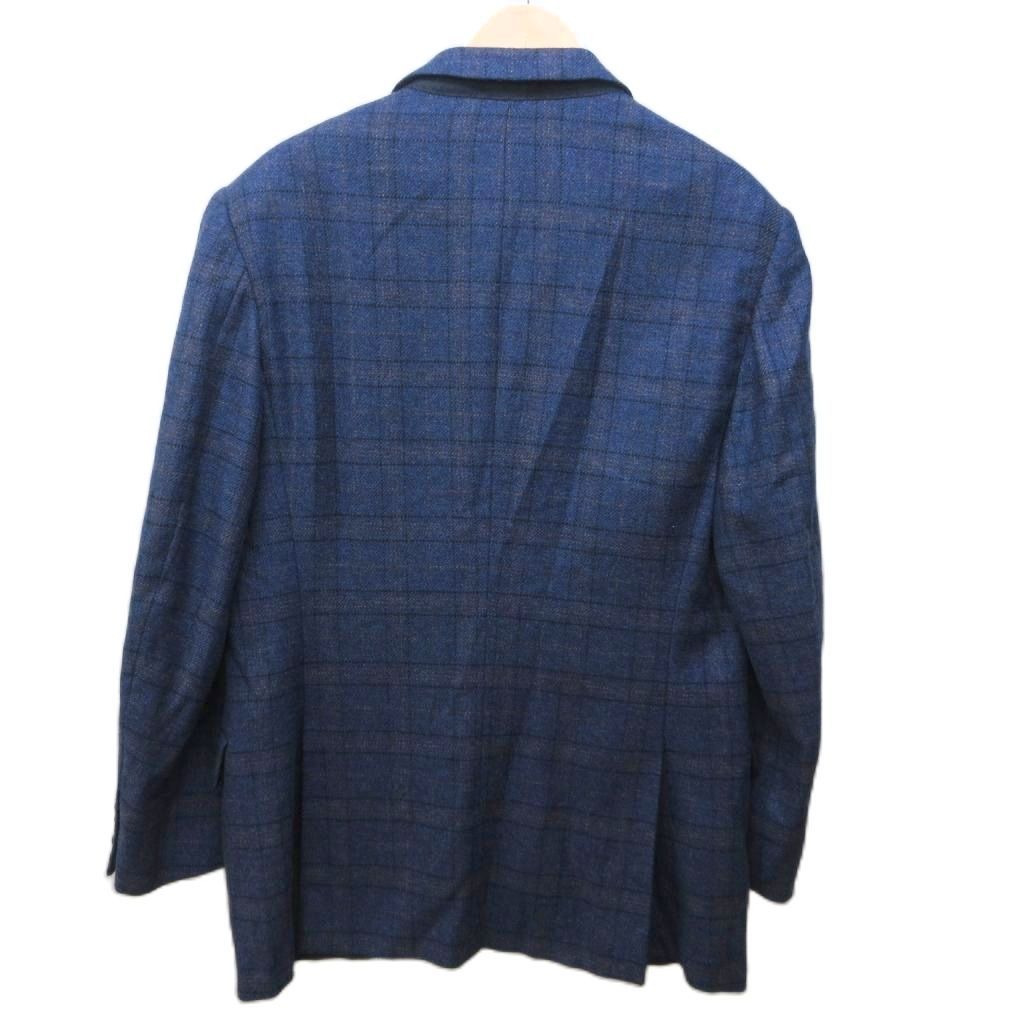 エルメス カシミヤ テーラードジャケット ツイード 馬車柄 キルティング　S エルメス HERMES ピュアカシミア テーラードジャケット ブレザー