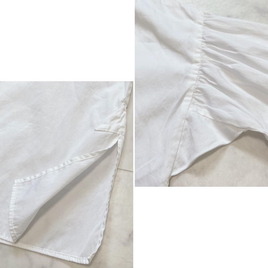 レディース POLO RALPH LAUREN ギャザーシャツ ブラウス サイドスリット