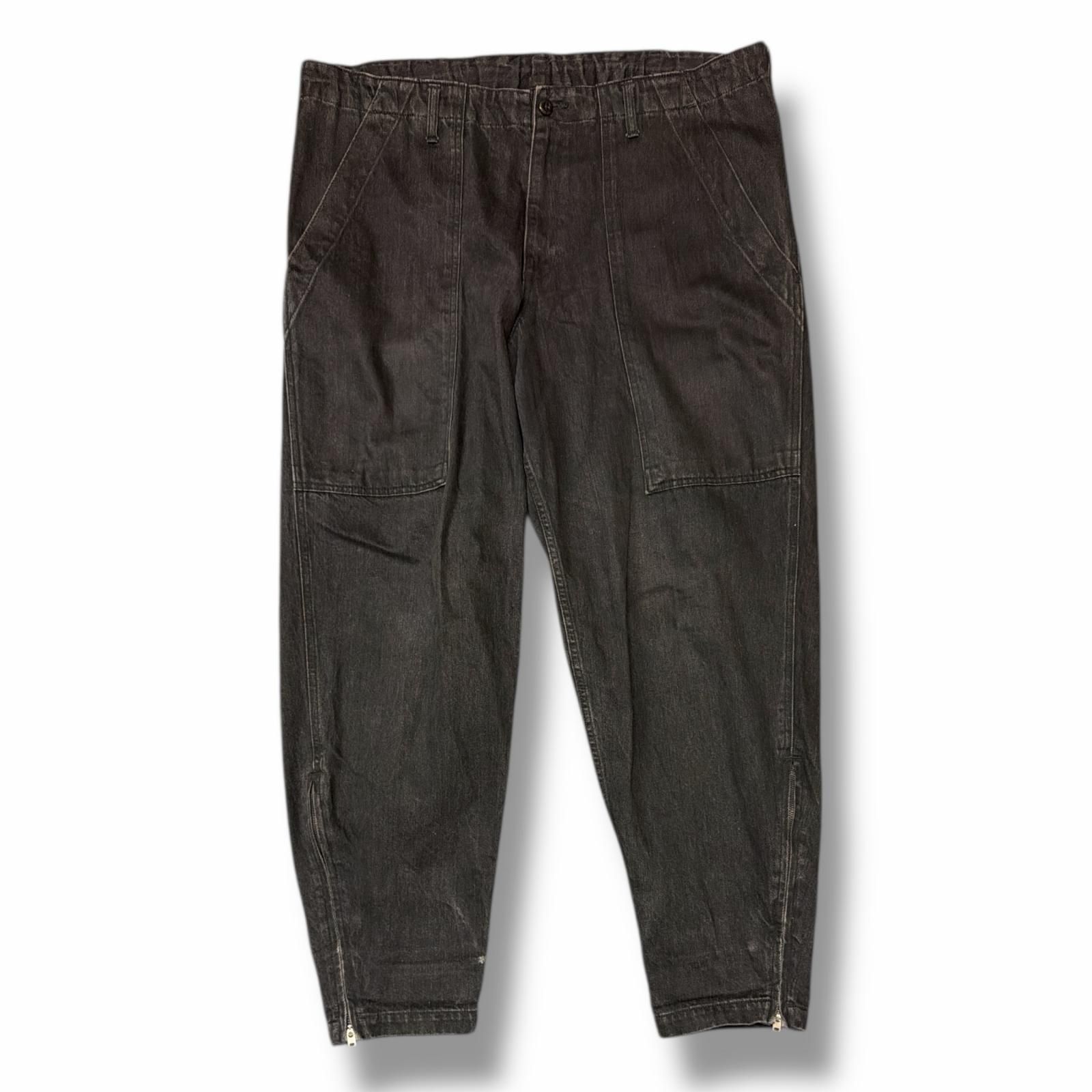 BLACK Scandal Yohji Yamamoto B.S BLACK DENIM Y-BAKER PANTS