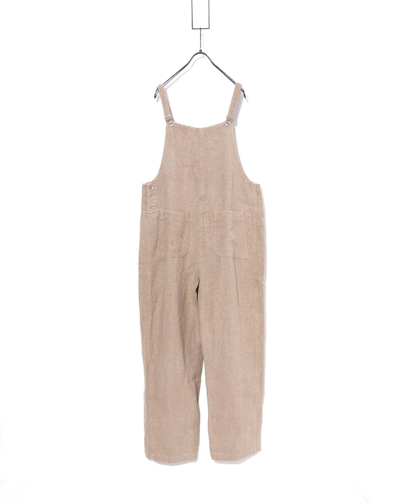 nest Robe ネストローブ リネンキャンパスWワッシャーオーバーオール01193 1204