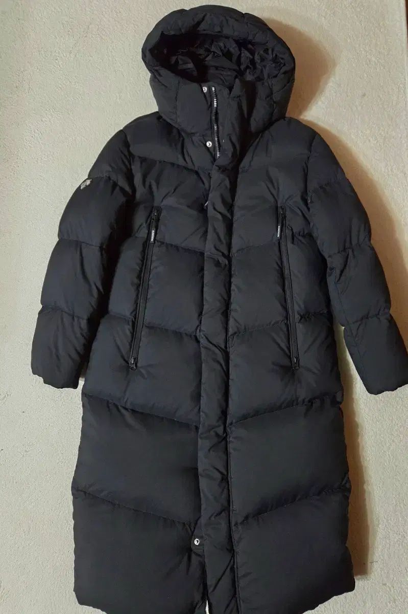 デサント レディース ブラック ロングダウンジャケット アウター