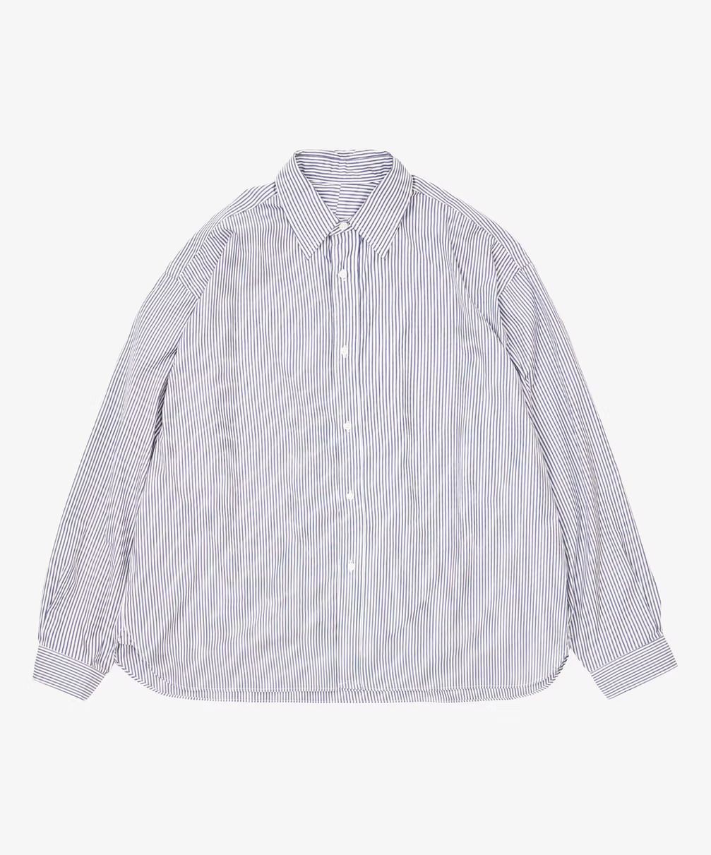 Sillage Stripe Long Shirt ブルーストライプ F - メルカリ Sillage
