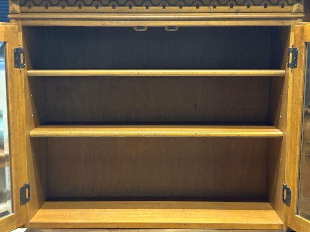 karimoku カリモク 食器棚 ディスプレイ ガラスケース レトロ IZ