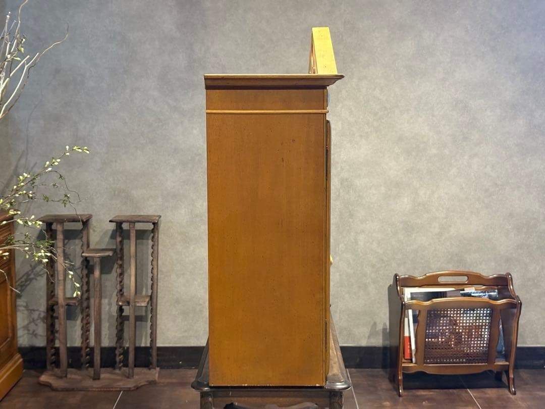 karimoku カリモク 食器棚 ディスプレイ ガラスケース レトロ IZ