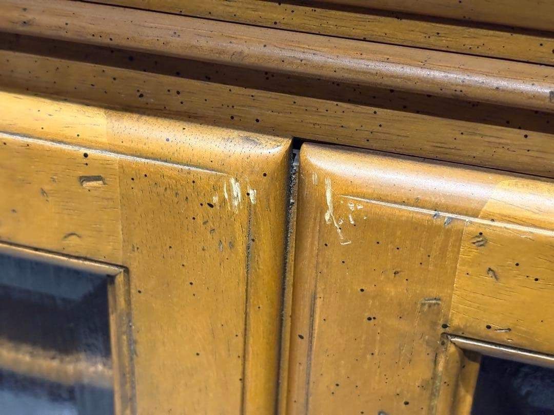 karimoku カリモク 食器棚 ディスプレイ ガラスケース レトロ IZ