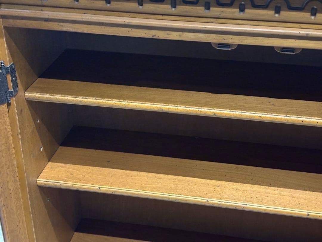 karimoku カリモク 食器棚 ディスプレイ ガラスケース レトロ IZ