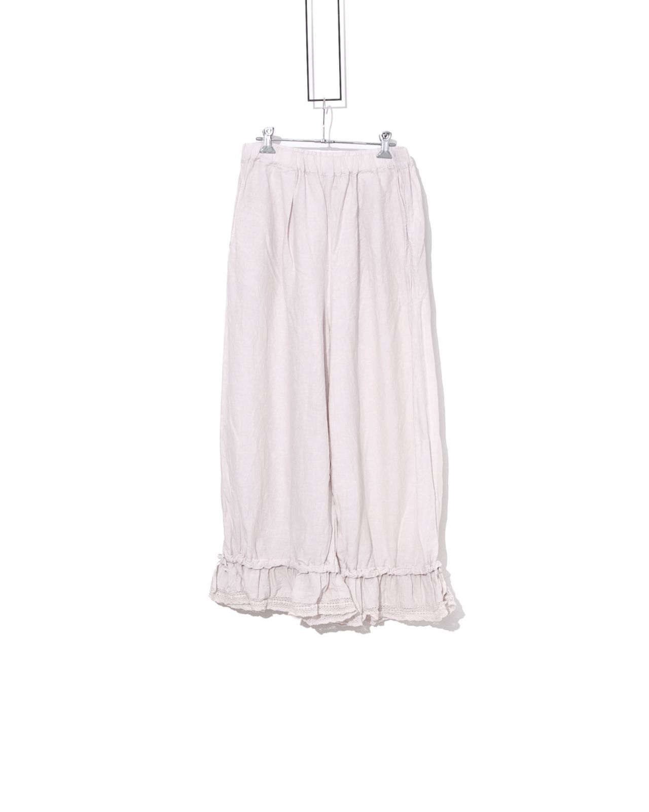 nest Robe ネストローブ リネン近江晒しレース2wayパンツ01242-1531