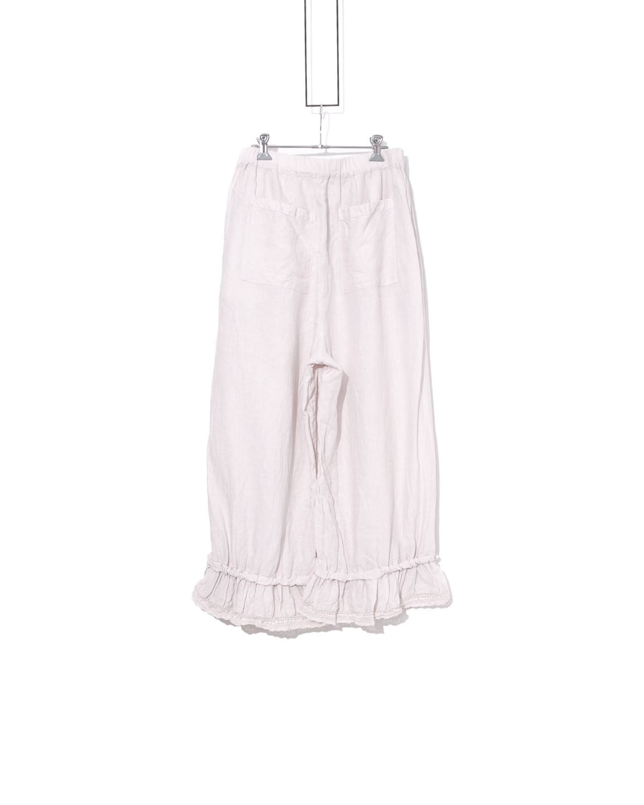 nest Robe ネストローブ リネン近江晒しレース2wayパンツ01242-1531