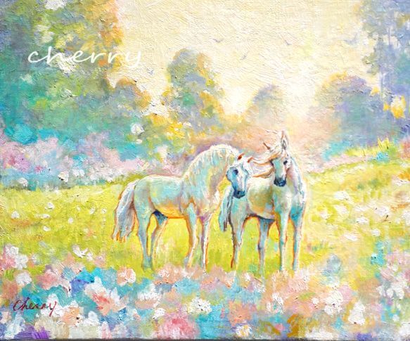 ユートピア 油絵 F 3号 油彩 絵画 キャンバス