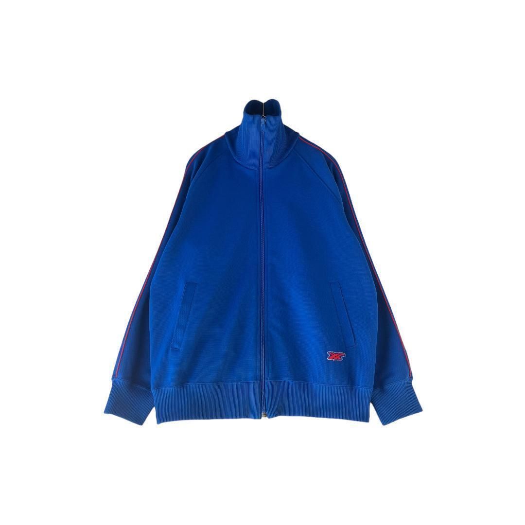 80s asics トラックジャケット 刺繍 ワンポイント old ハイネック