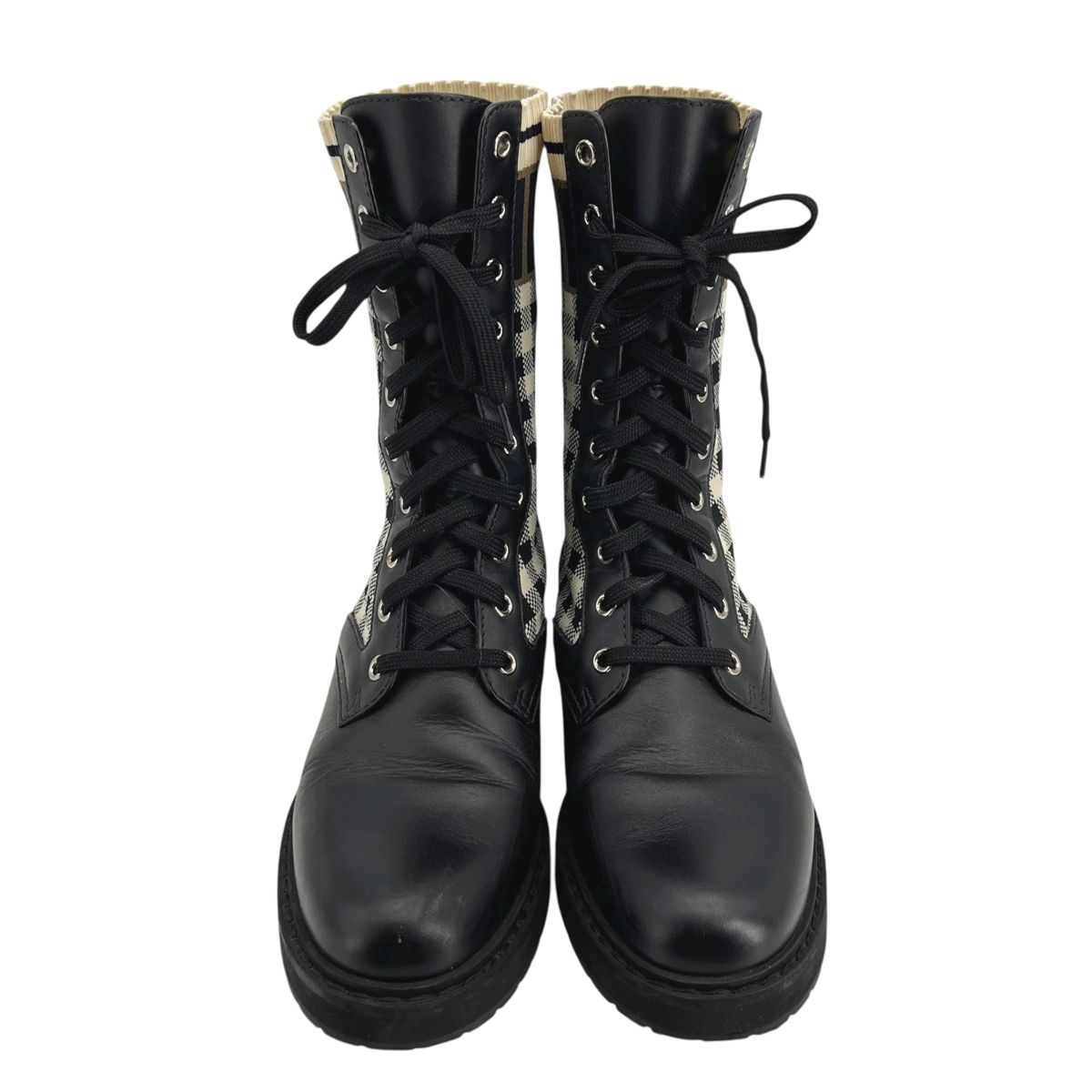 中古】 Fendi フェンディ ロココ ストレッチファブリック バイカー