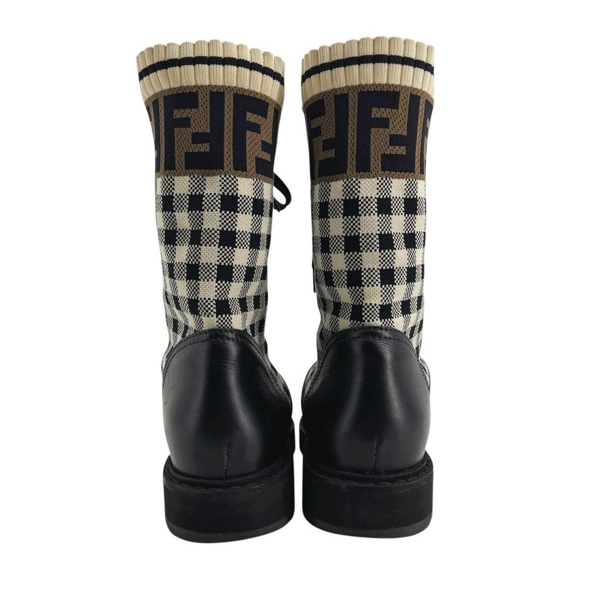 中古】 Fendi フェンディ ロココ ストレッチファブリック バイカー