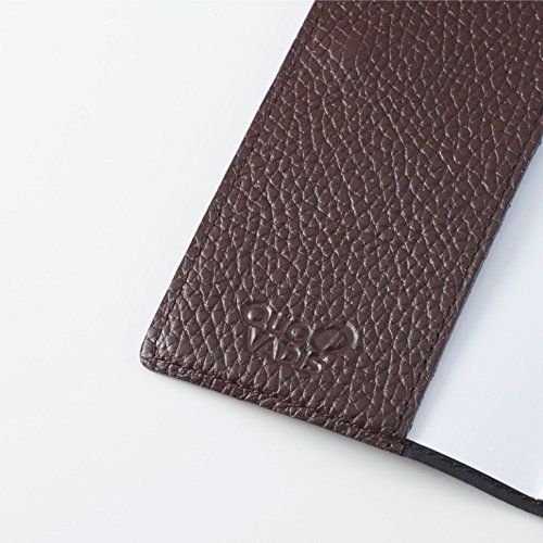 クオバディス 手帳 本革 カバー Taurillon トリオン 10 x 15 cm カカオ qv 1520 cac