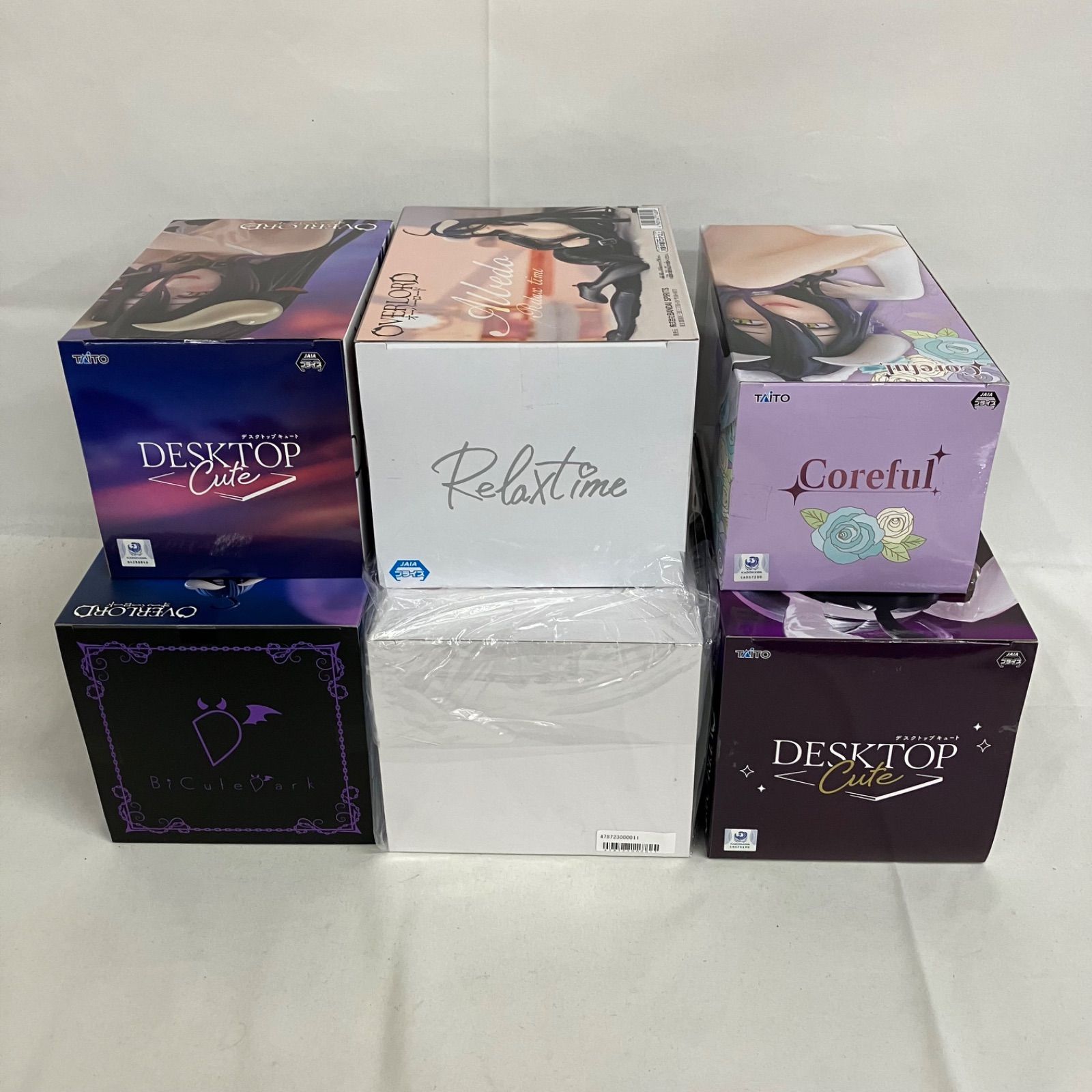 未開封 オーバーロード Desktop Cute 他 アルベド フィギュア 6個