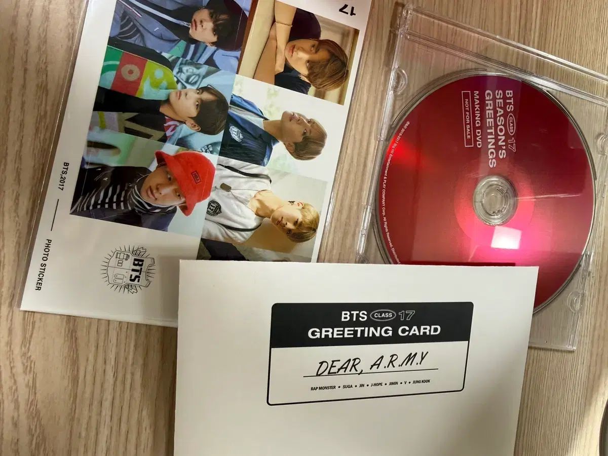 BTS（防弾少年団・バンタン）2017 シーグリ シーズングリーティング