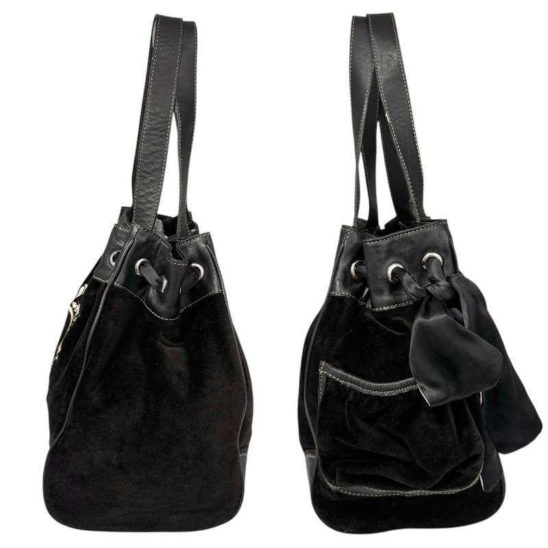 希少☆JUICY COUTURE ジューシークチュール☆トートバッグ y2k ロゴ 鏡