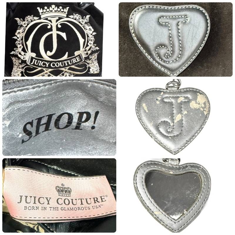 希少☆JUICY COUTURE ジューシークチュール☆トートバッグ y2k ロゴ 鏡