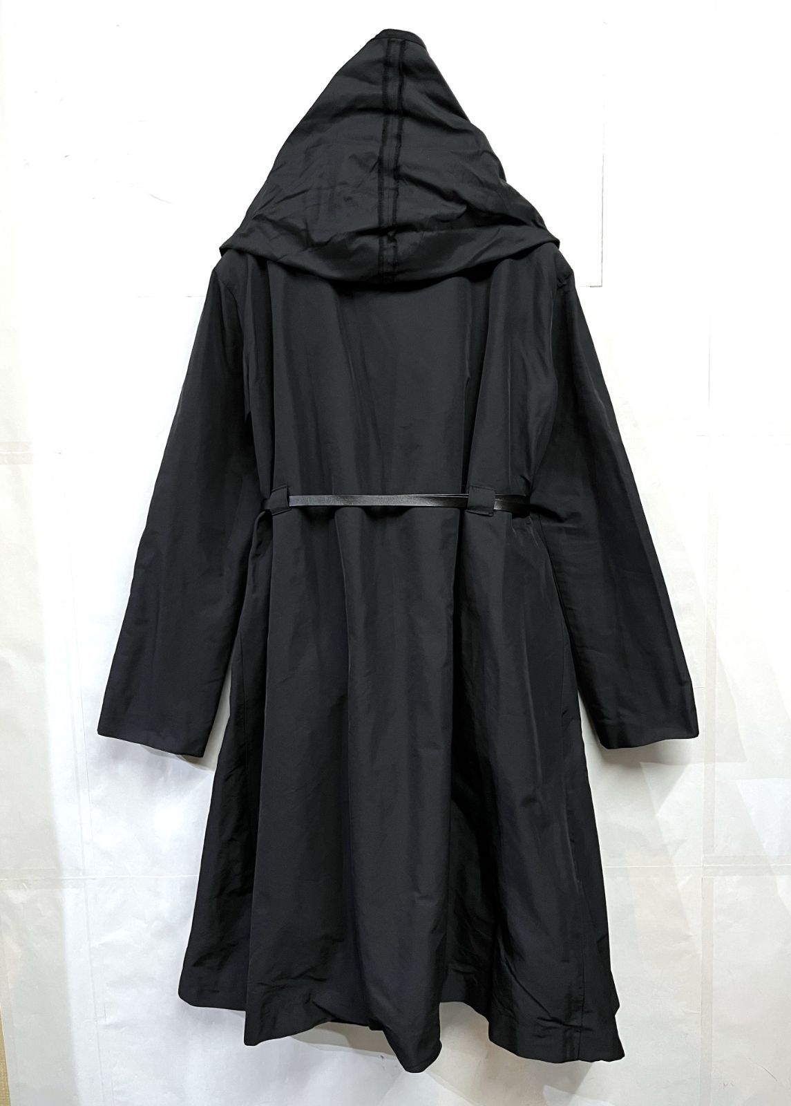 RITSUKO SHIRAHAMA｜リツコシラハマ ナイロン フーデッド ロングコート