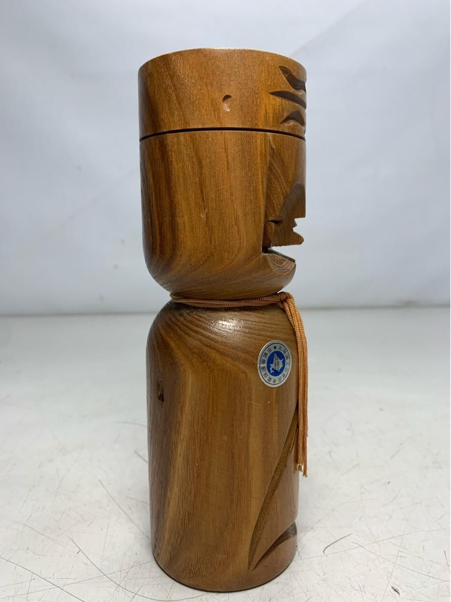 貴重 ニポポ人形 木彫り アイヌ 北海道 民芸品 伝統工芸 ヴィンテージ