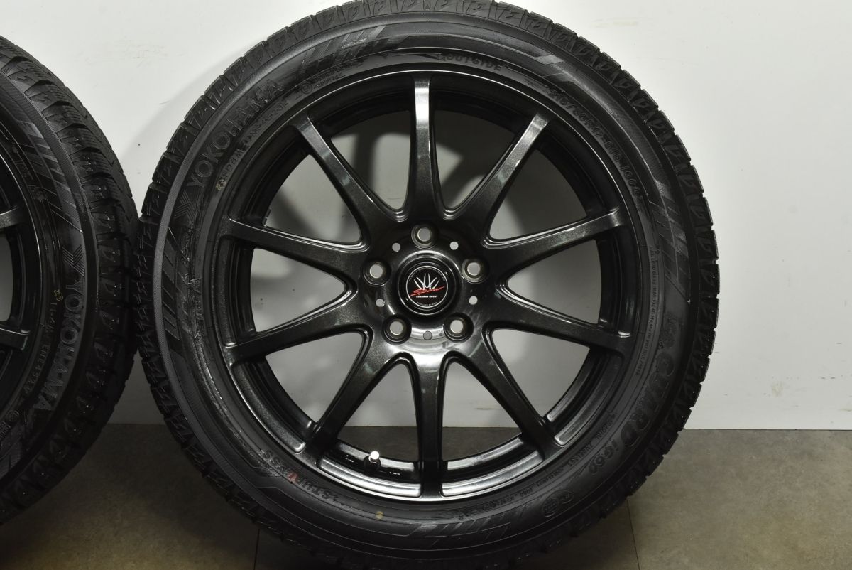 超バリ溝 製 ロクサーニスポーツ 17 in 7 J 38 PCD 114 3 ヨコハマ アイスガード iG 60 215 50 R レヴォーグ GRヤリス シビック 充電時間短縮 オートライト