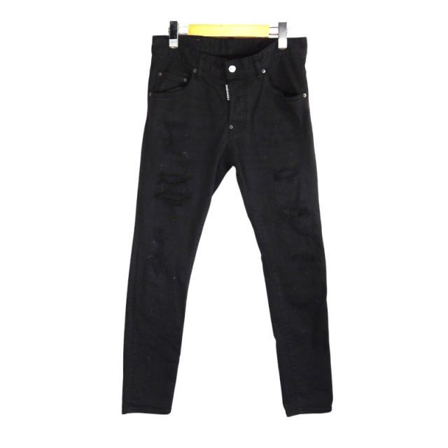 DSQUARED2 TRASH SUPER TWINKY JEANS BLACK サイズ46 S71LB0885 ディースクエアード トラッシュ スーパー トゥインキー ジーンズ ボトムス 大名店
