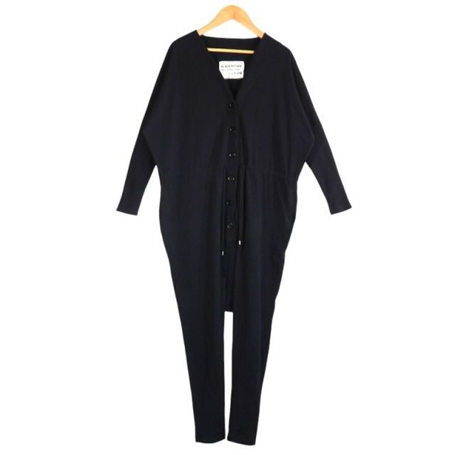 HENRIK VIBSKOV SAROUEL JUMPSUIT BLACK ヘンリック ヴィブコフ