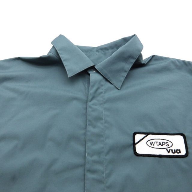 WTAPS 25ss REPO LS CTPL BROADCLOTH TEAL サイズ1 251CWDT-SHM03