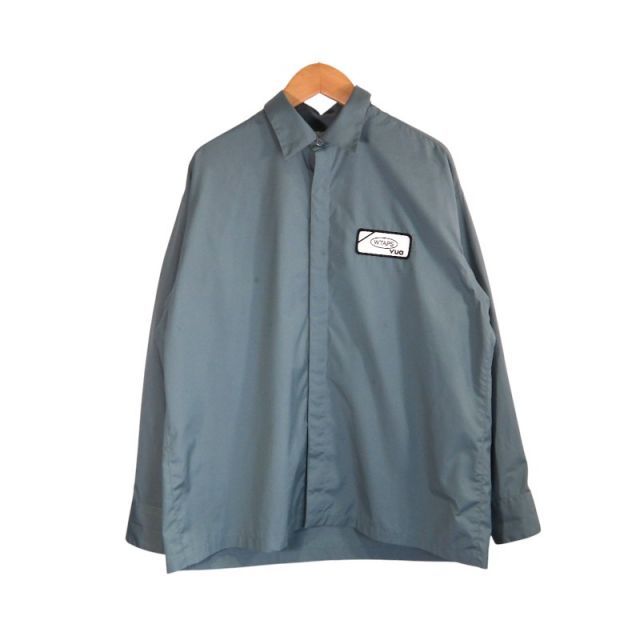 WTAPS 25ss REPO LS CTPL BROADCLOTH TEAL サイズ1 251CWDT-SHM03