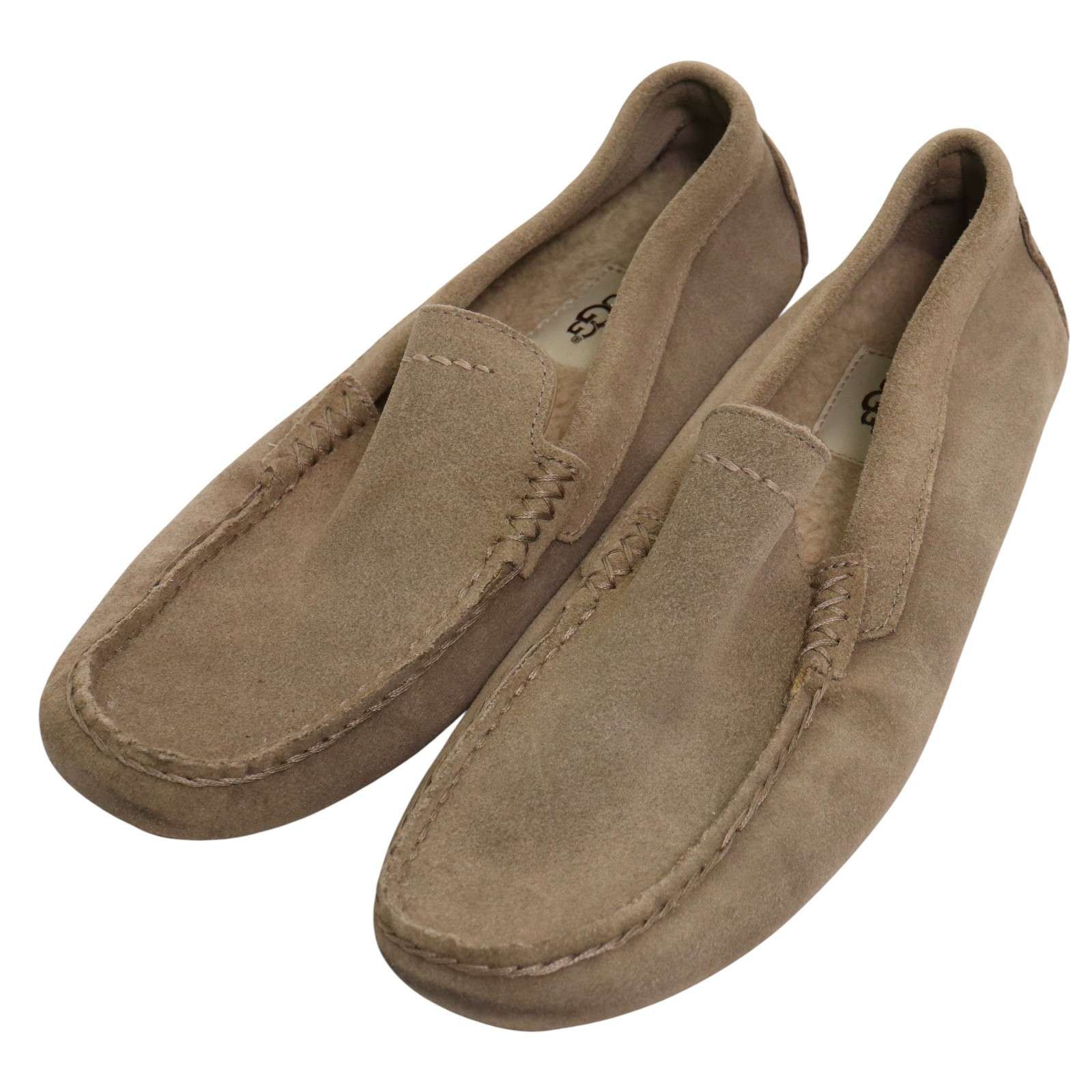 UGG アグ オーストラリア 秋冬 スウェード アルダースエード スリッパ モカシン スリッポン シューズ 靴 Sz.26cm メンズ