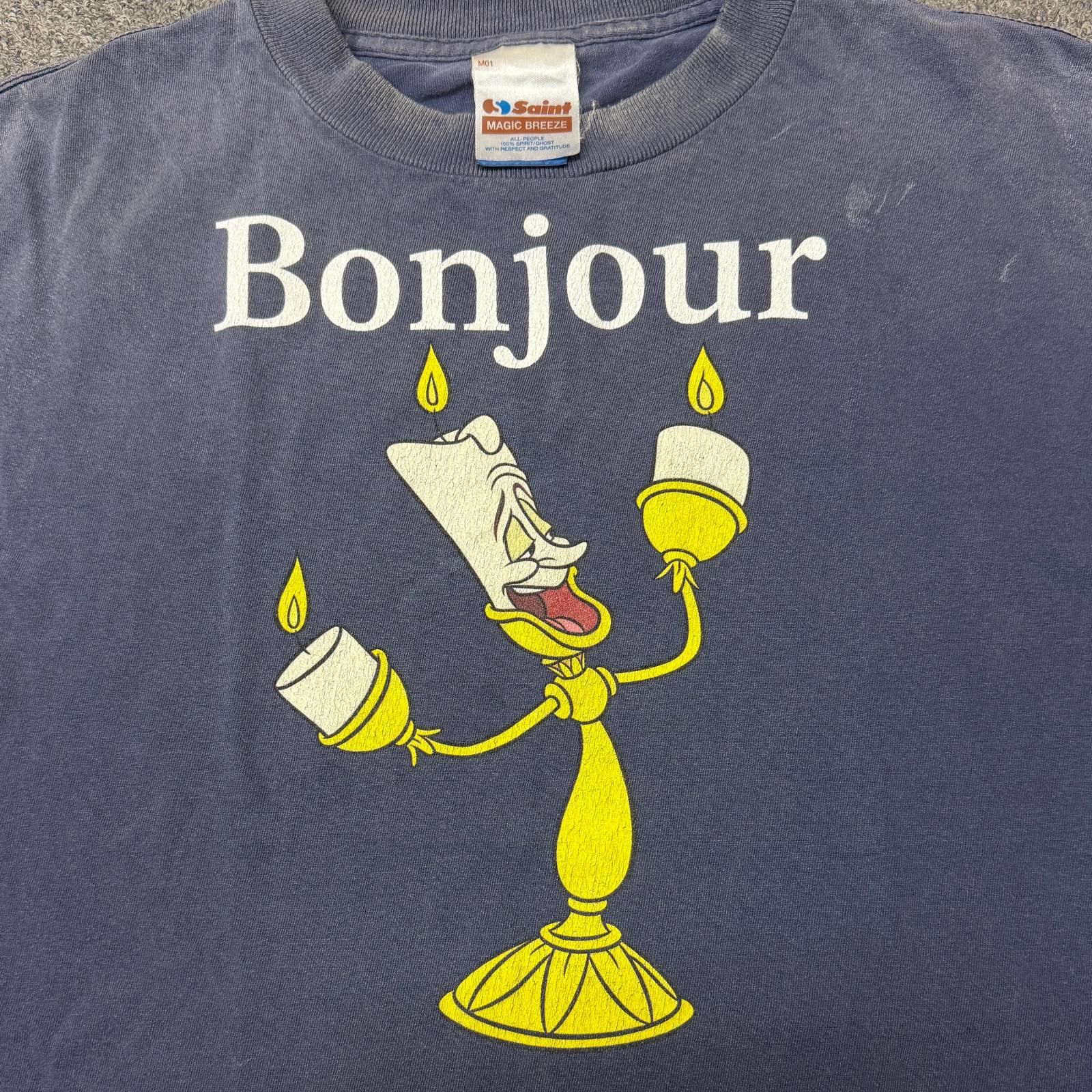 SAINT MICHAEL 25SS DSN_SS TEE BONJOUR ボンジュール Tシャツ セント 