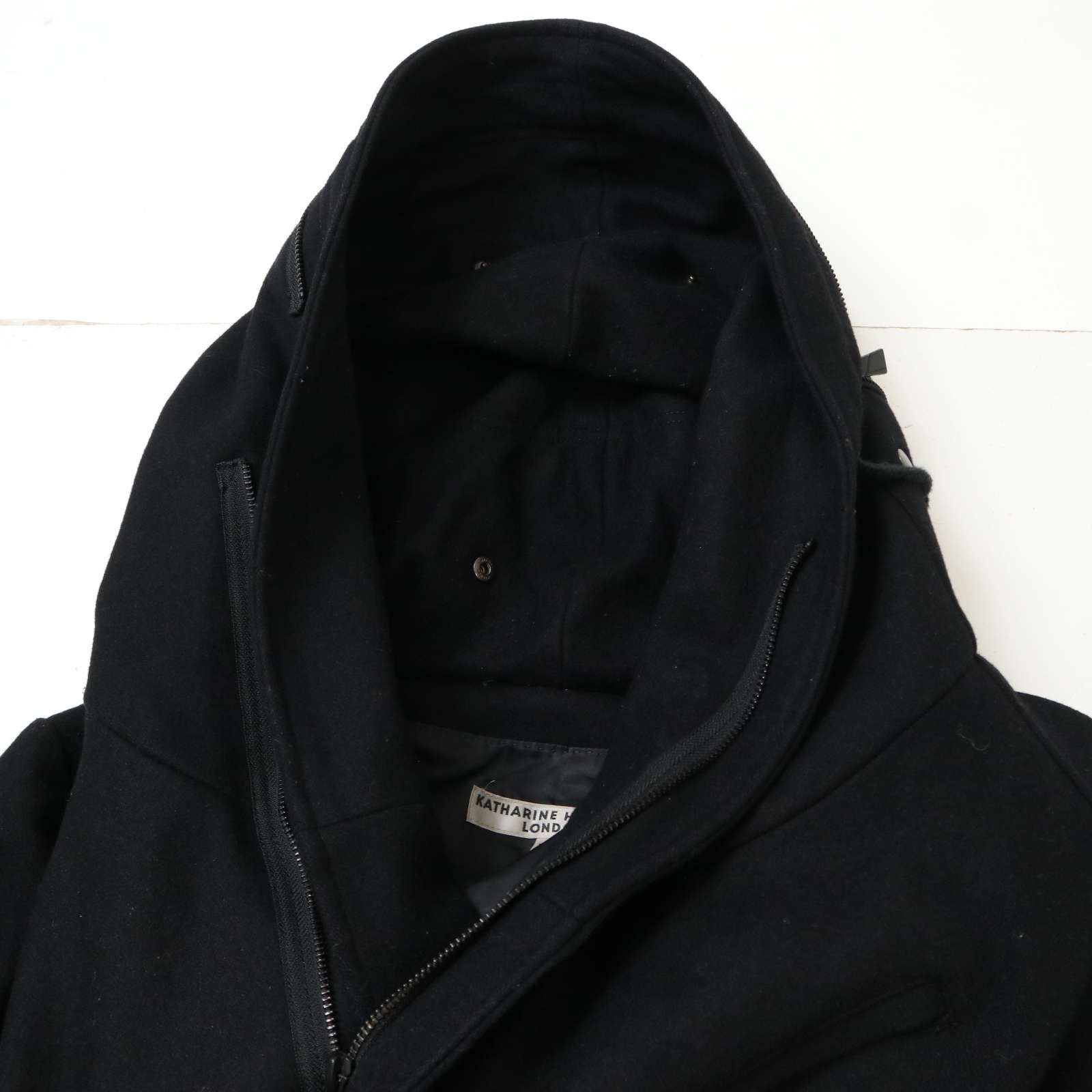 KATHARINE HAMNETT LONDON キャサリン ハムネット ウール☆ フーディー
