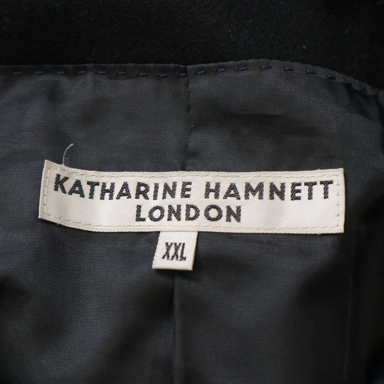 KATHARINE HAMNETT LONDON キャサリン ハムネット ウール☆ フーディー