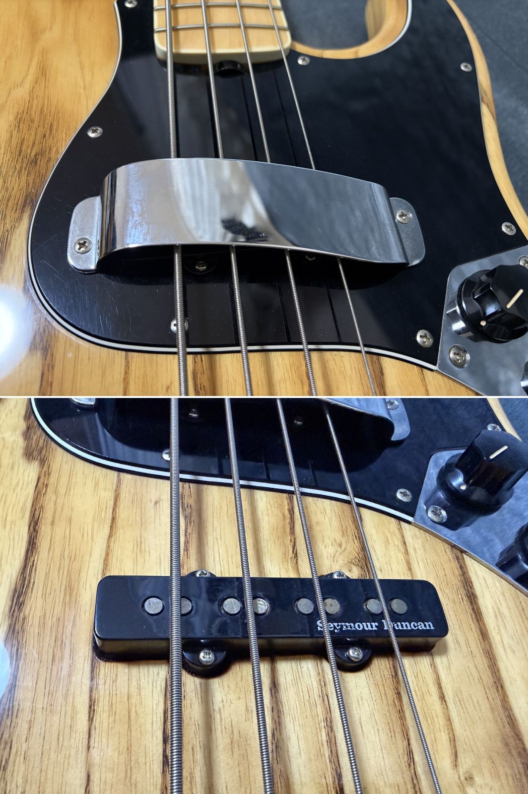 EDWARDS E-AM-155AS/M Burner アッシュボディ セイモア・ダンカンPU