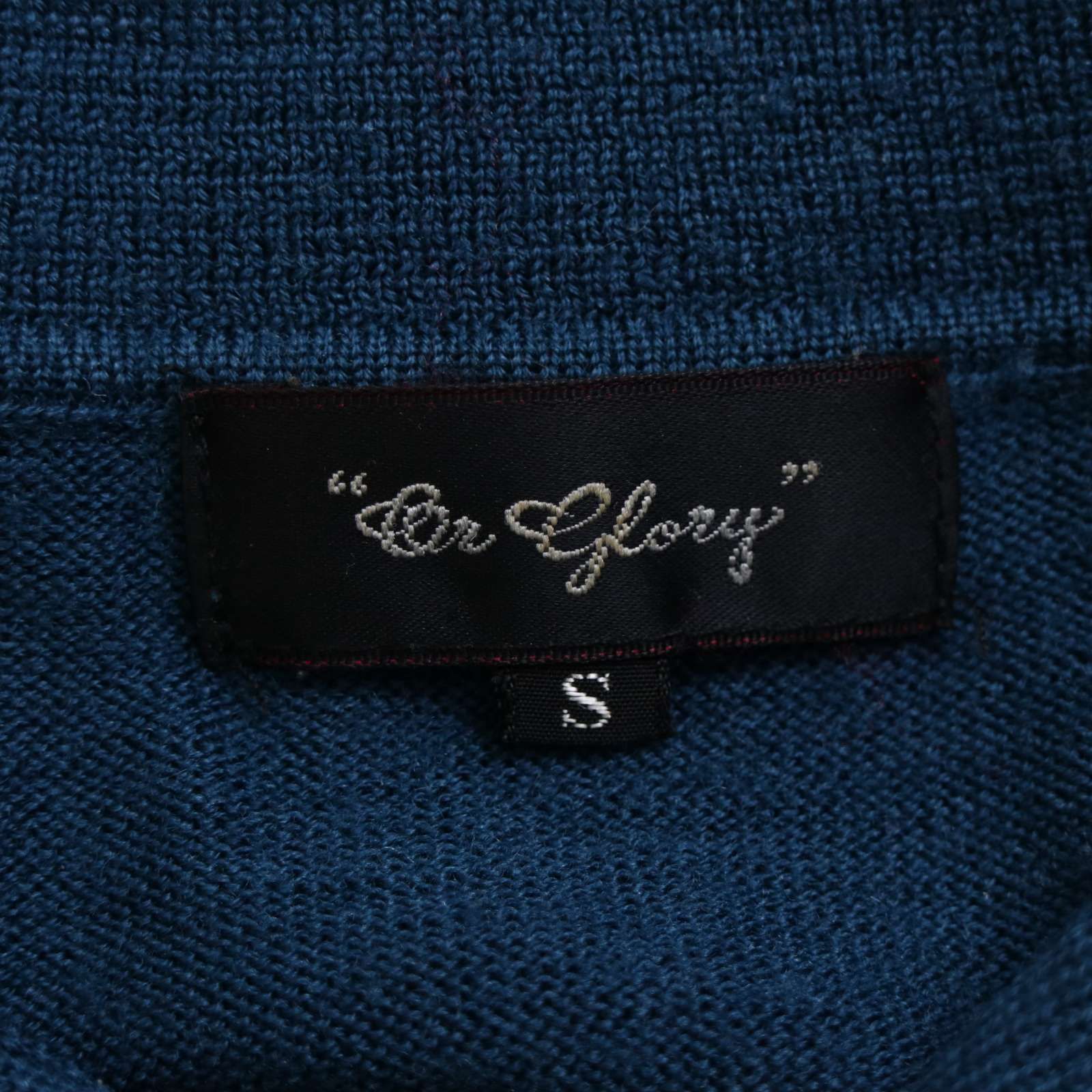 or Glory オアグローリー 秋冬 ウール100％☆ 刺繍 長袖 ニット