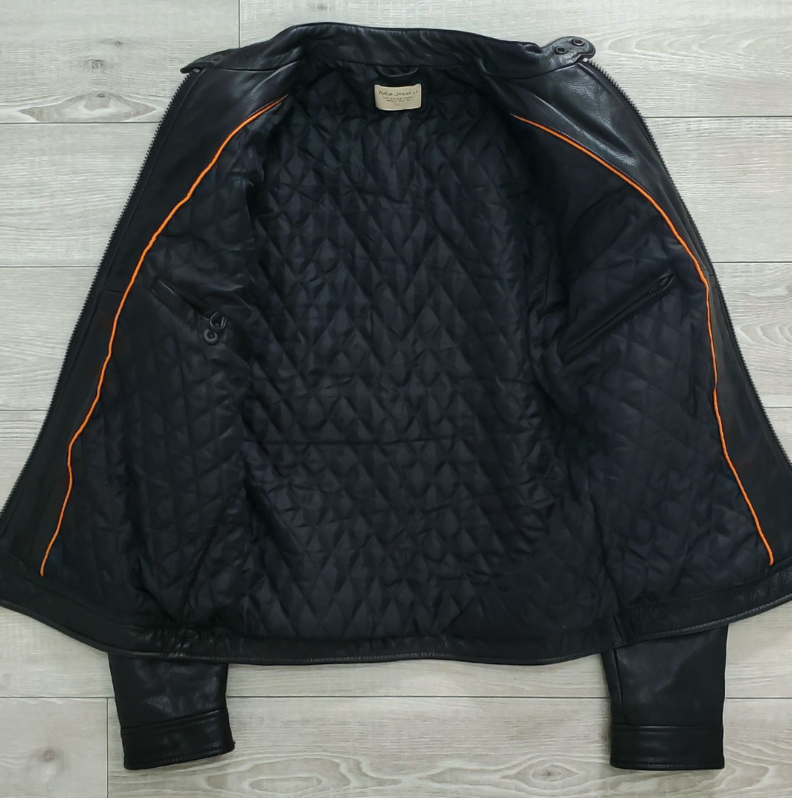 Nudie Jeans ヌーディージーンズ□美品 2010s後期 Keith キース 牛革 