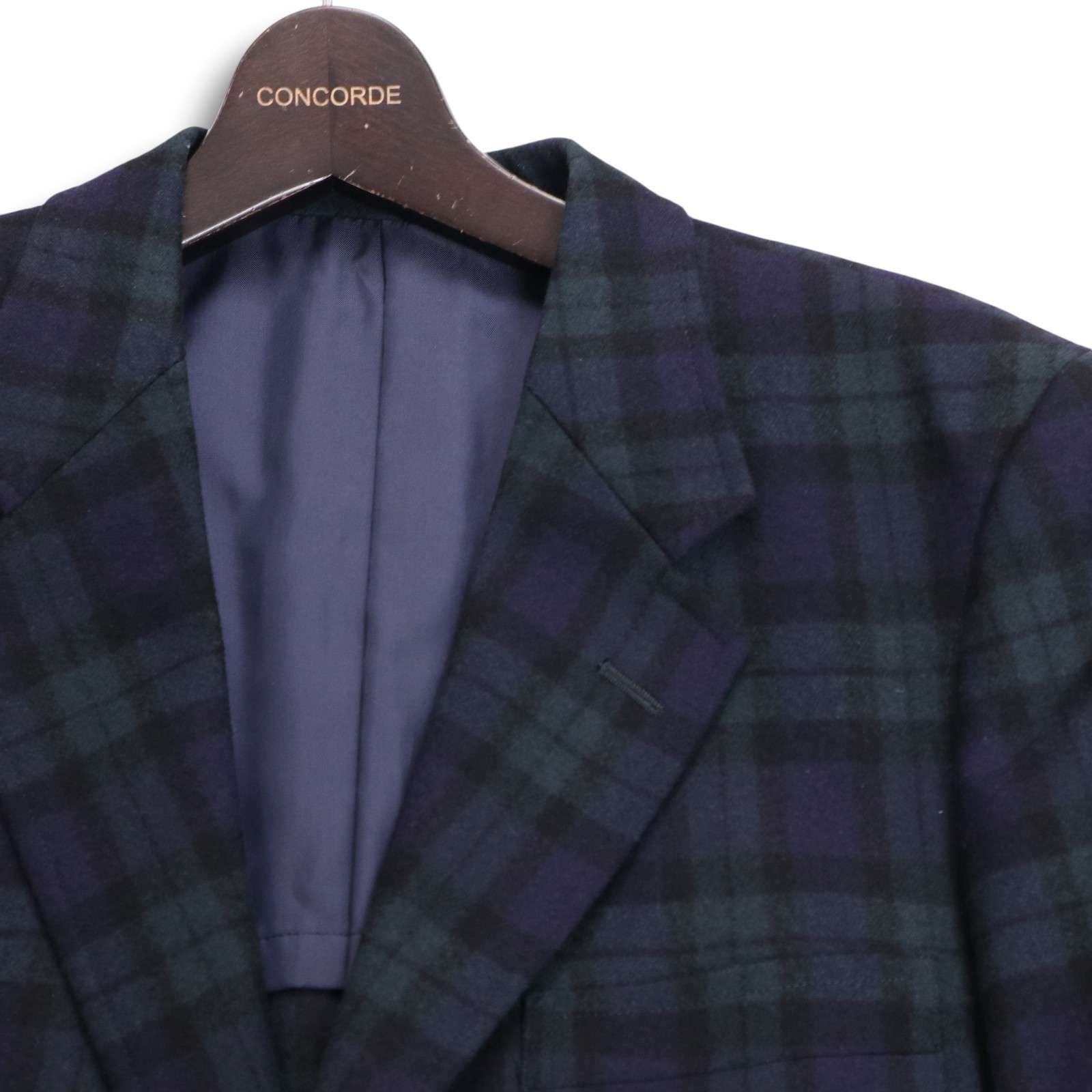 VAN JAC ヴァン ジャック 秋冬 金ボタン☆ ブラックウォッチ チェック