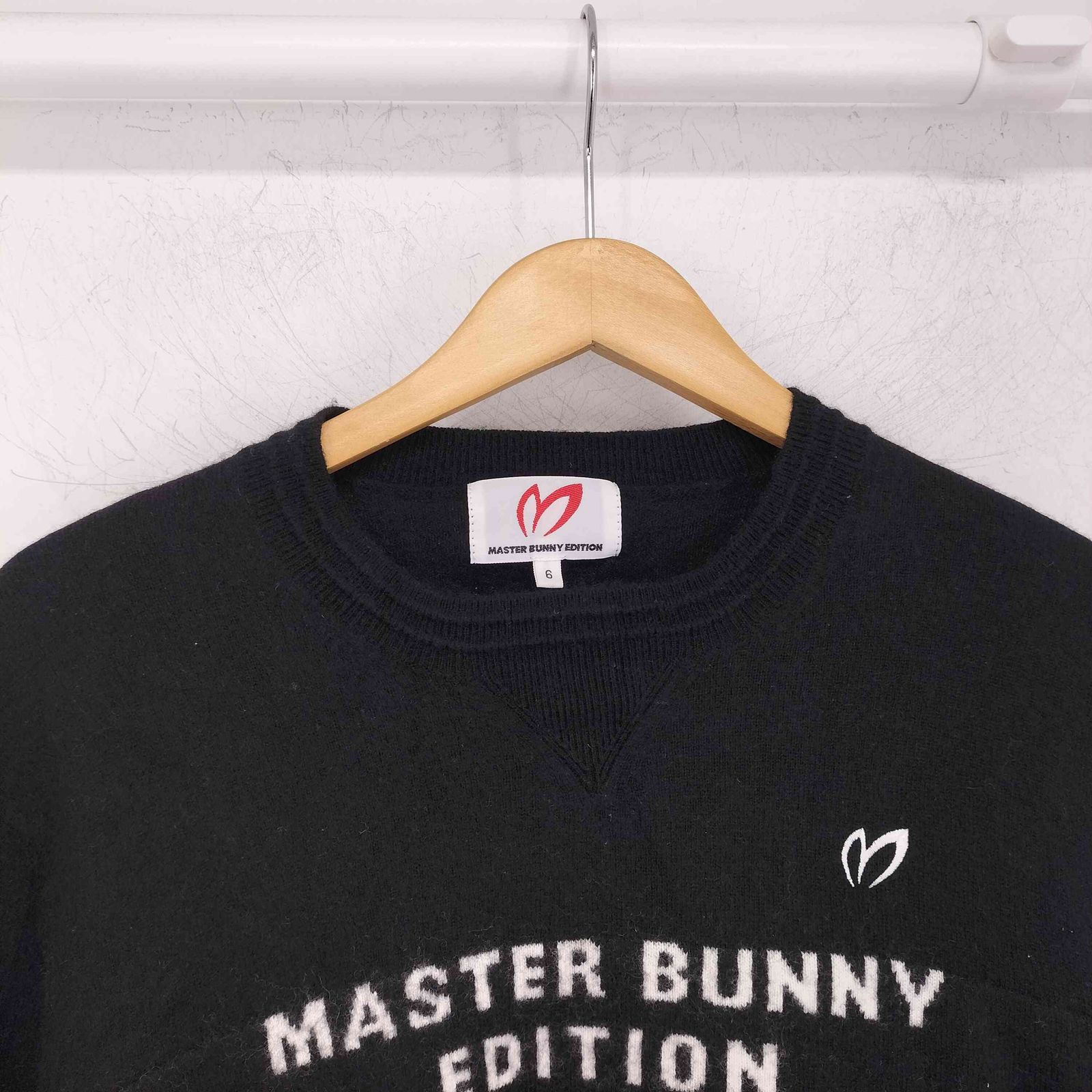 マスターバニーエディション MASTER BUNNY EDITION ロゴ クルーネック