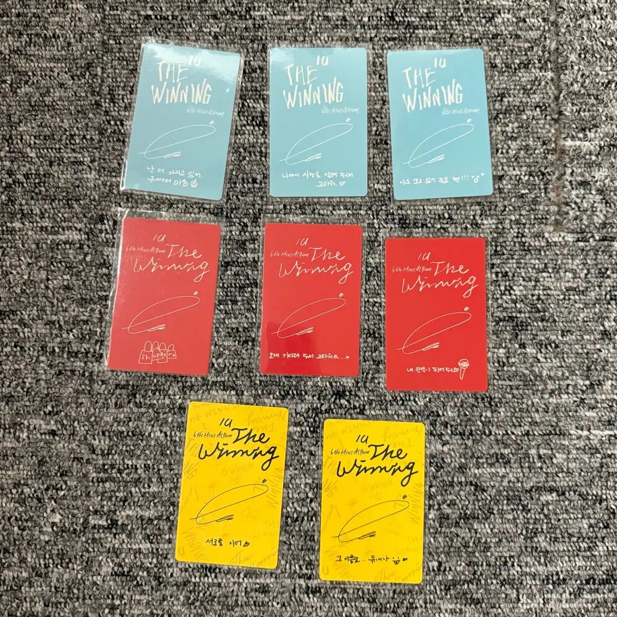 IU アルバム CD トレカ まとめ売り IU ザ・ウィニング TWEE Tシャツ アルバム トレカ まとめ - メルカリ