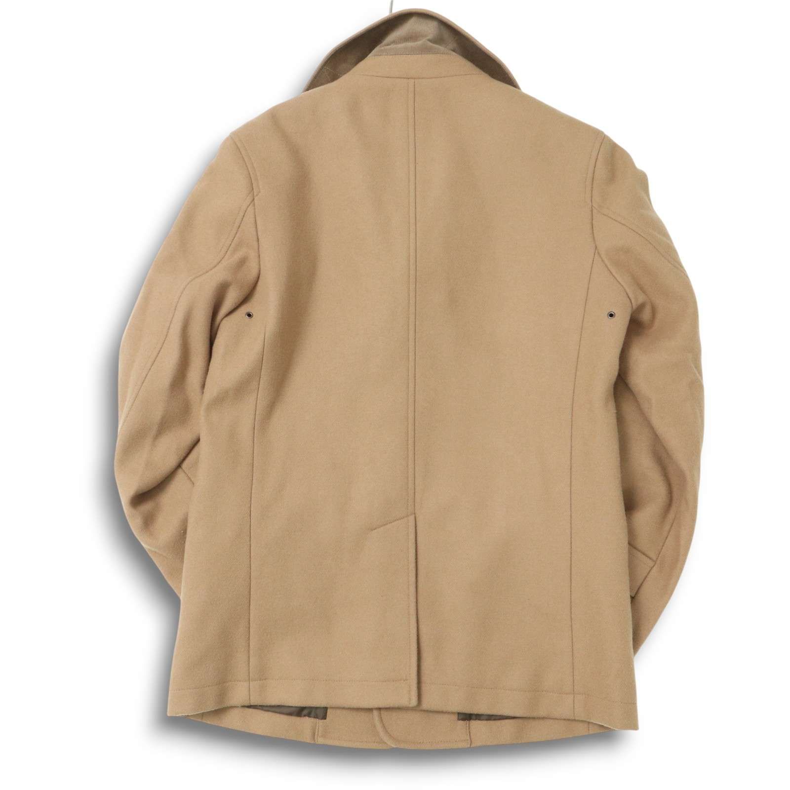 SHIPS シップス 秋冬 HAMILTON LAMBSWOOL☆ メルトン ウール シングル