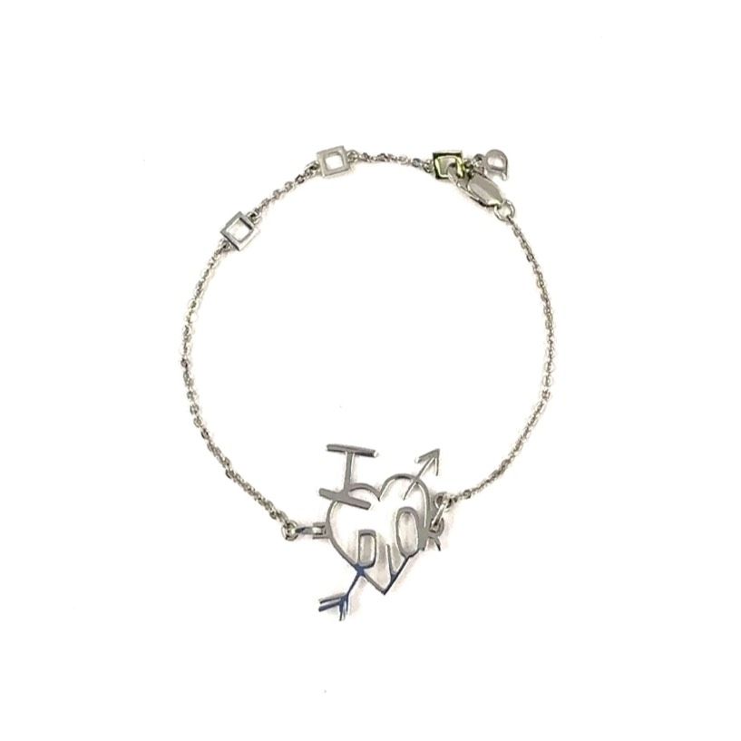 Christian Dior◇ハートモチーフ/ブレスレット/-/GLD/レディース