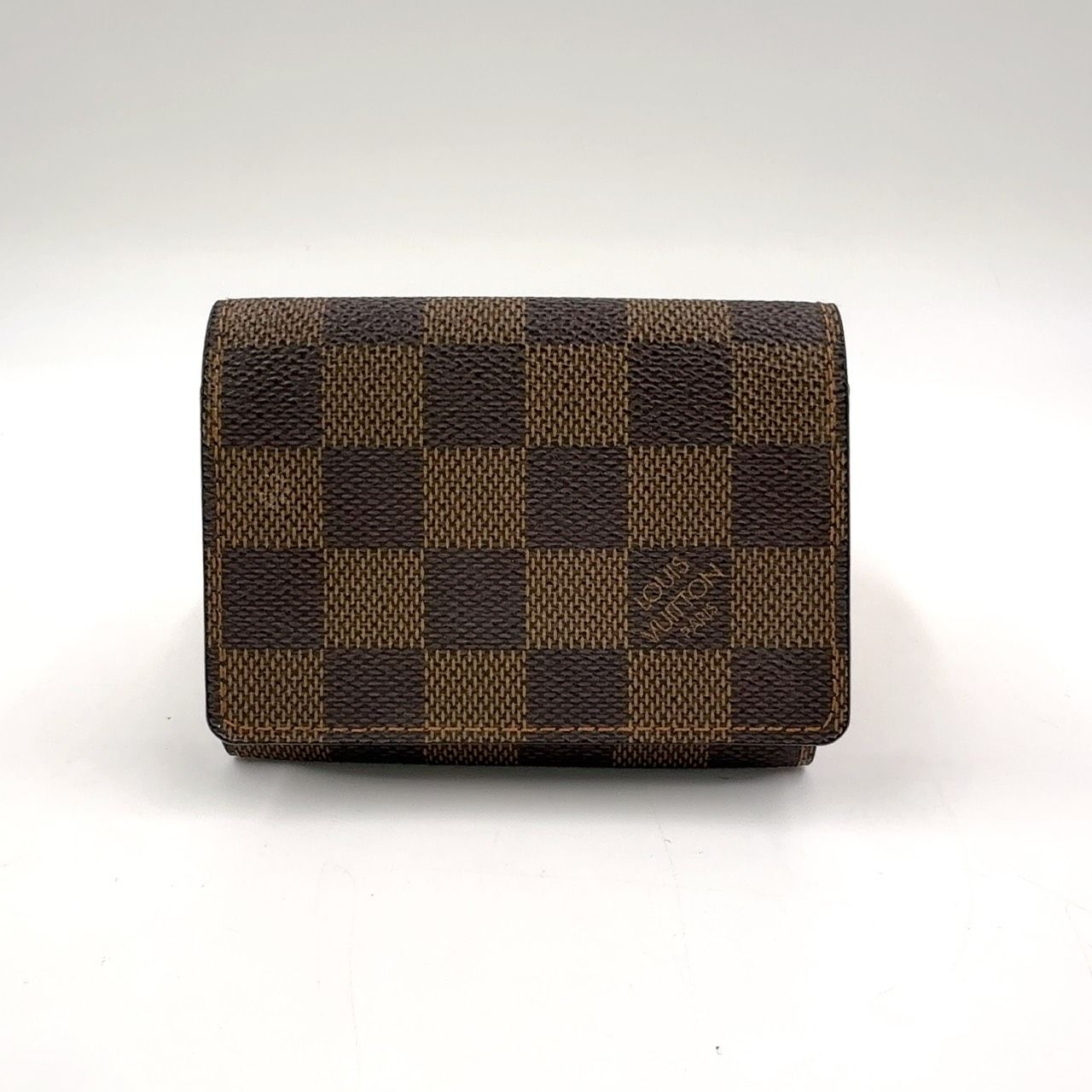 LOUIS VUITTON アンヴェロップ カルト ドゥ ヴィジット ダミエエベヌ