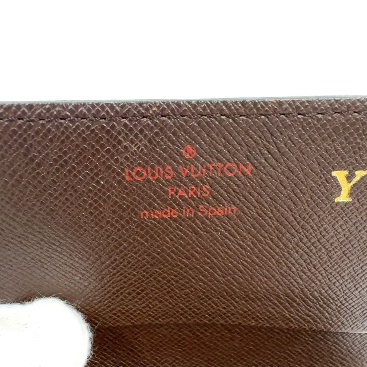 LOUIS VUITTON アンヴェロップ カルト ドゥ ヴィジット ダミエエベヌ