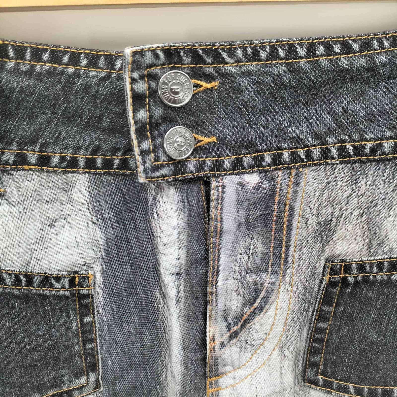 ディーゼル DIESEL 23AW O-YIN-DEN トロンプルイユ デニム 転写