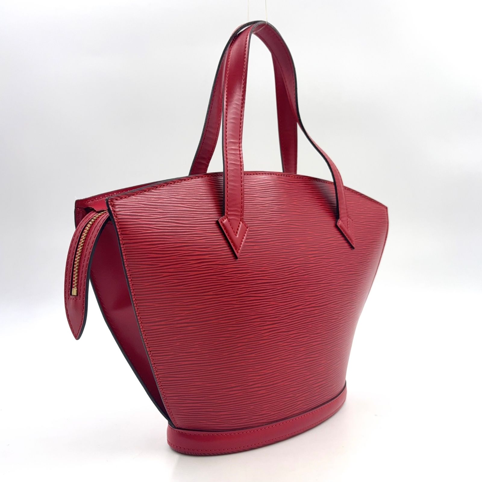 LOUIS VUITTON エピ サンジャック カスティリアン レッド LOUIS VUITTON サンジャック エピ エピ カスティリアンレッド レザー