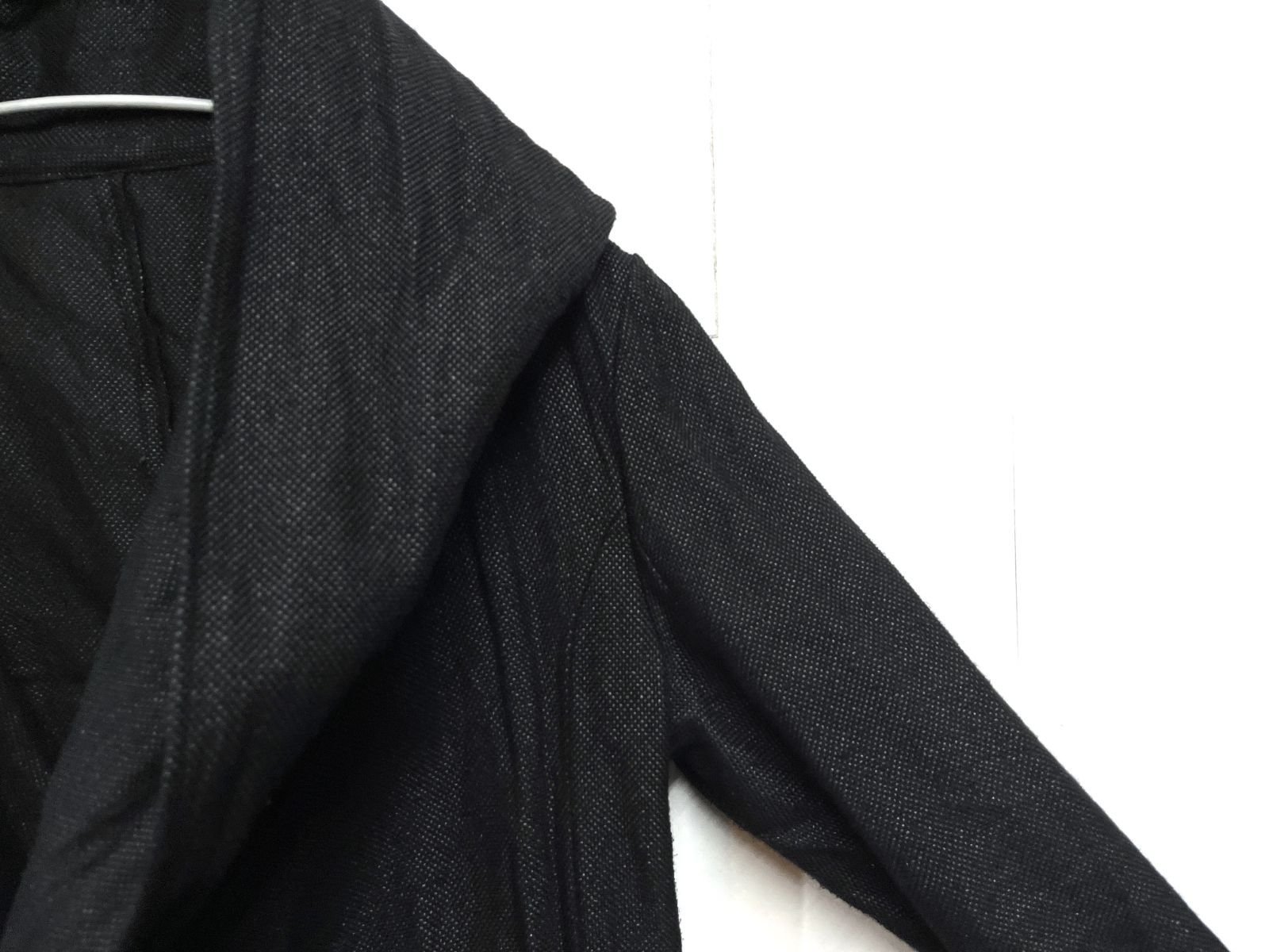 bajra｜バジュラ コットン 和紙 フーデッド ロングカーディガン - メルカリ