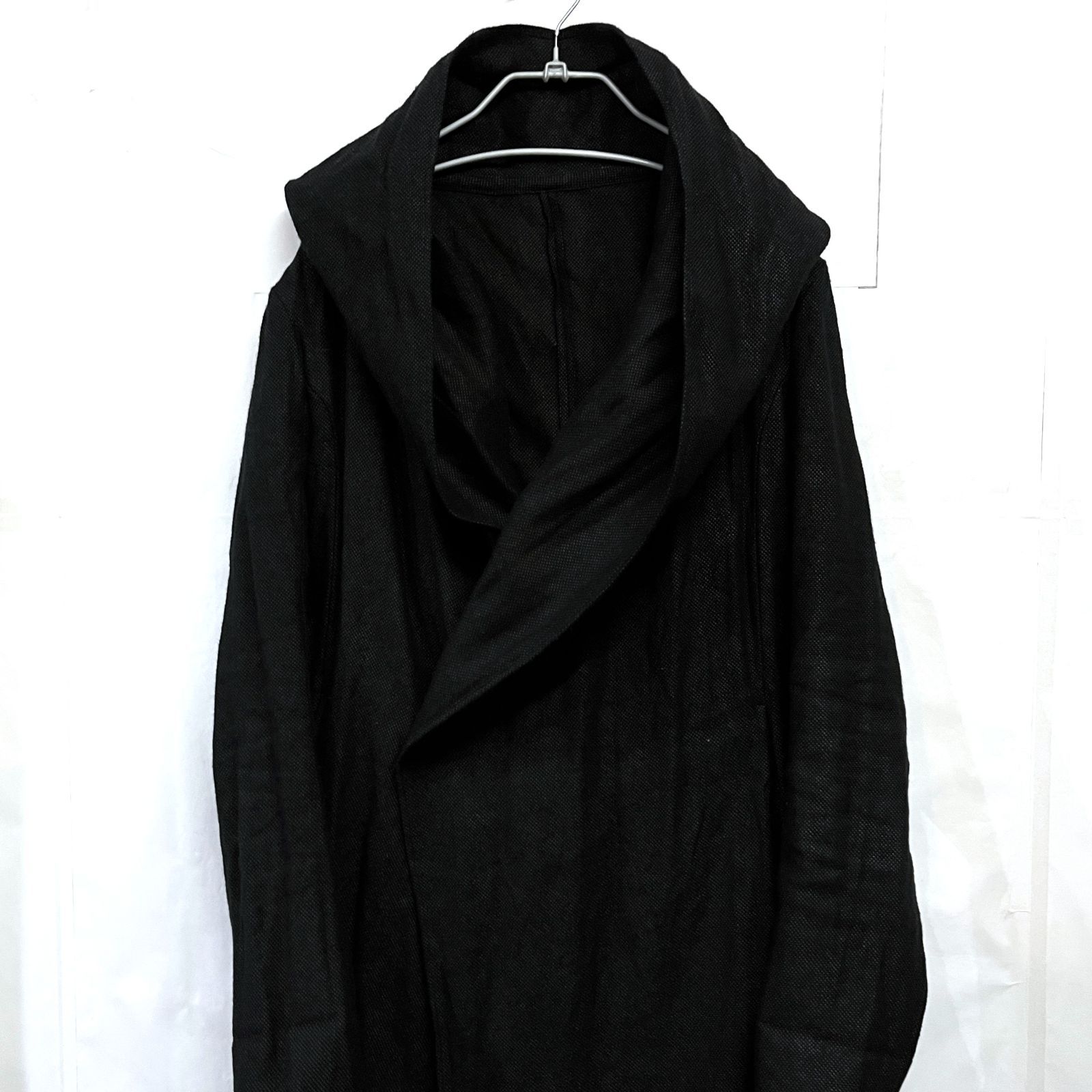 bajra｜バジュラ コットン 和紙 フーデッド ロングカーディガン - メルカリ